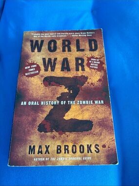 World War Z By Max Brooks Soft Cover An Oral History Of The Zombie War NWOTS